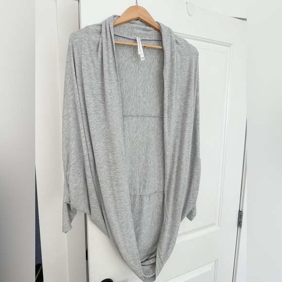 BABATON Cocoon Cardigan Grey Aritzia - Picture 7 of 16